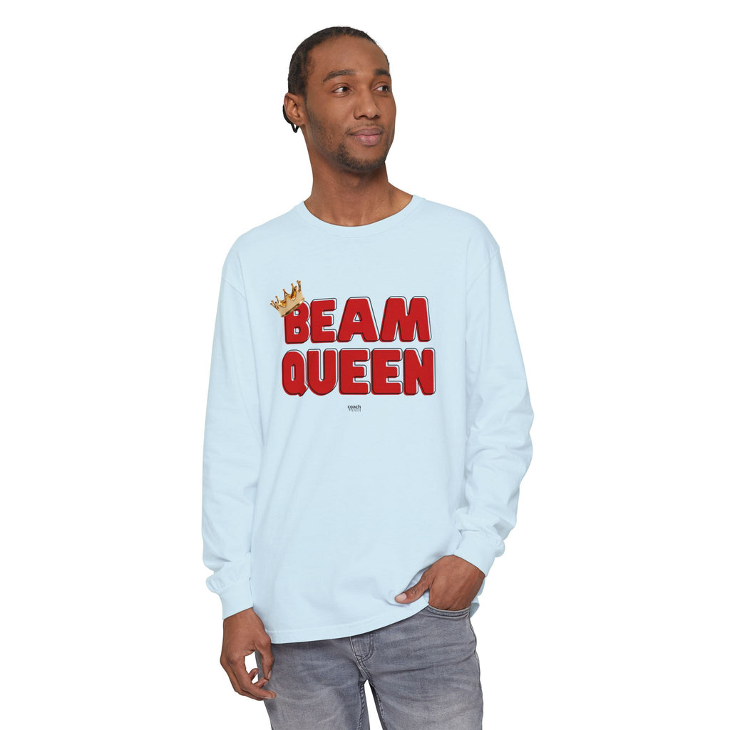 Beam Queen - Red/Black (Adult Long Sleeve Shirt)