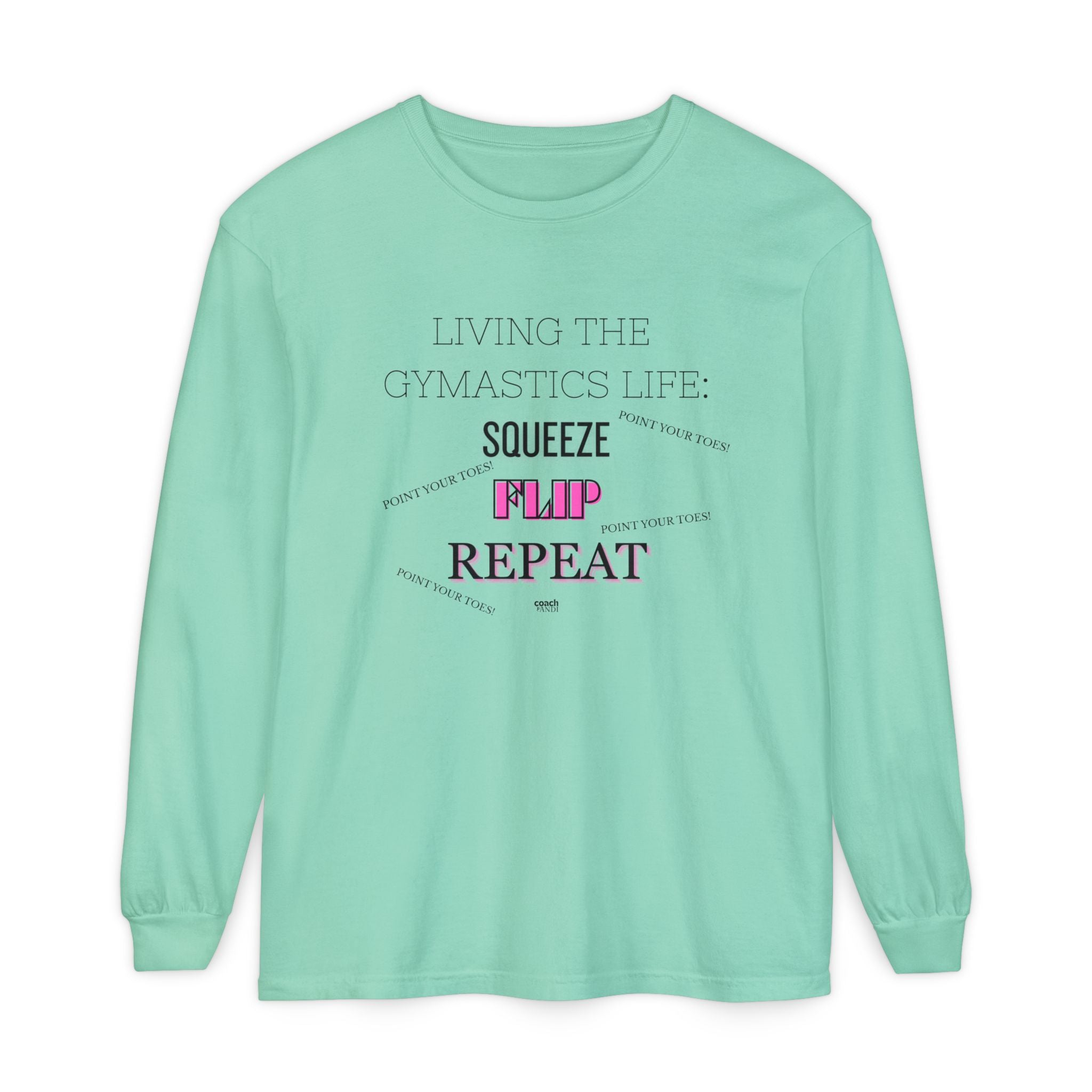 Squeeze Flip Repeat -Pink (Adult Longsleeve Shirt)