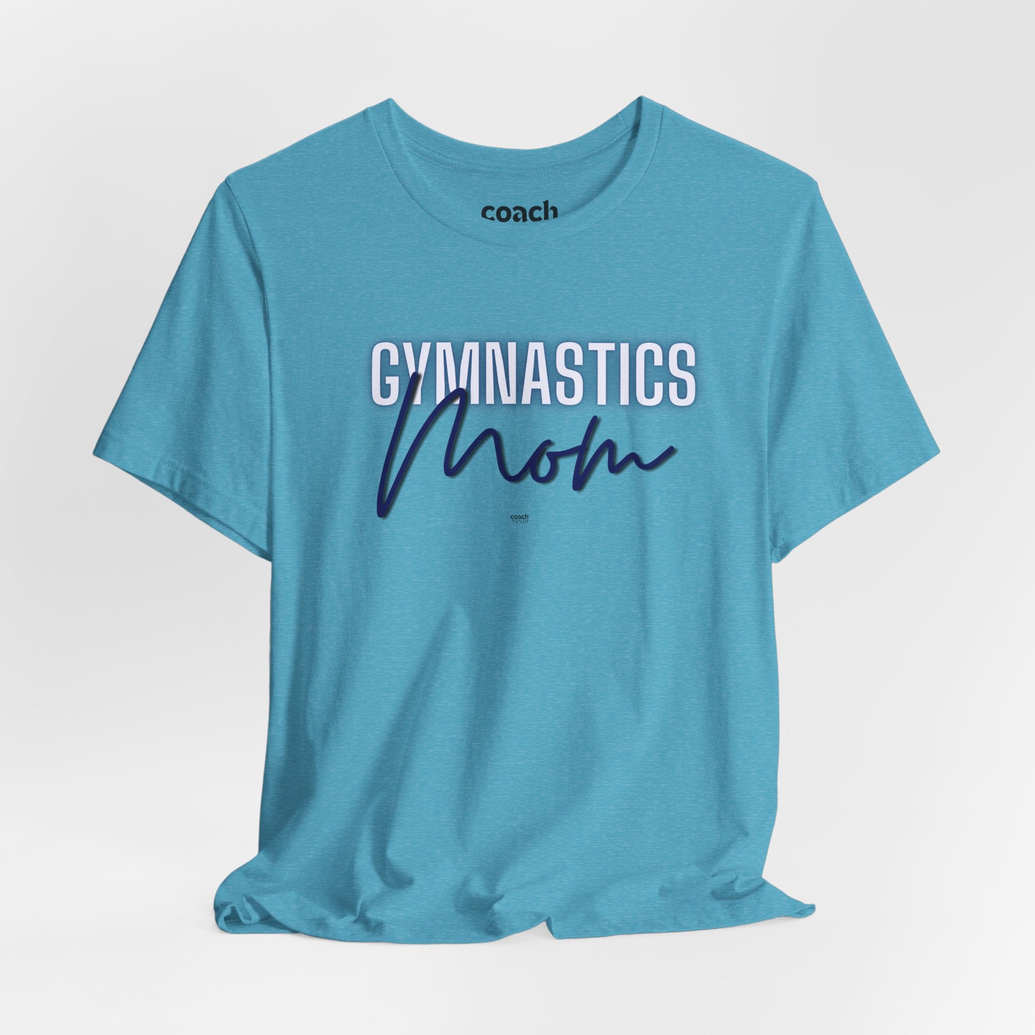 Glow Gym Mom Tshirt - Blue (Adult)