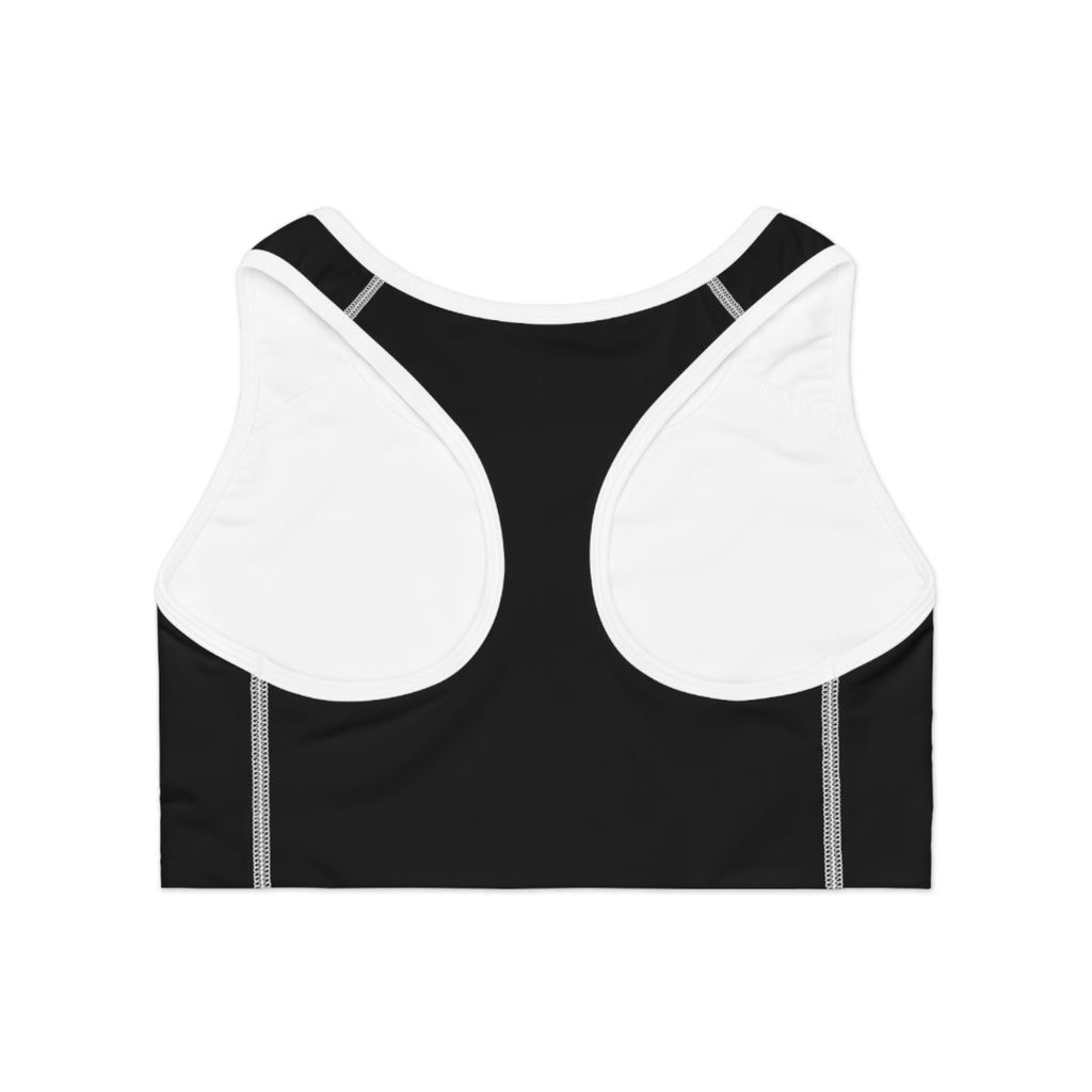 My Happy Place Floor Sports Bra