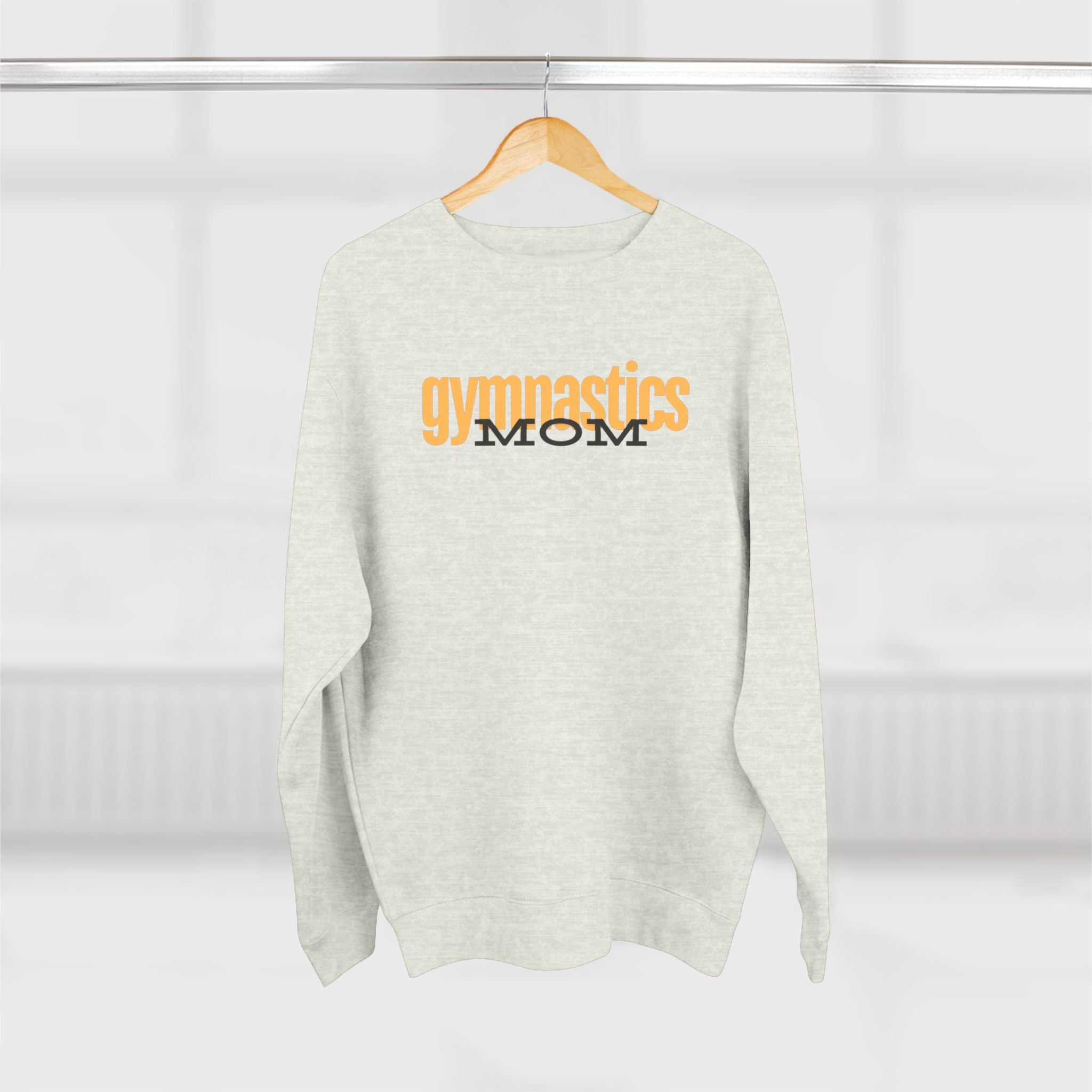 Gymnastics Mom-Goldenrod (Adult Crewneck)