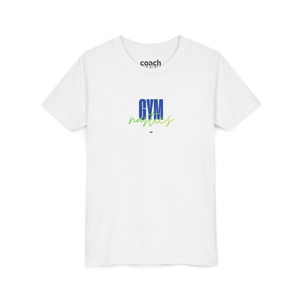 GYMnastics Short Sleeve Tee - Blue/Lime (Youth)