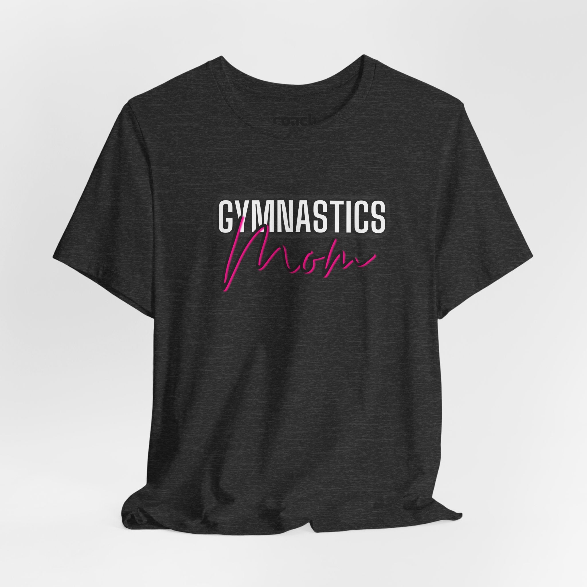 Glow Gym Mom Tshirt - Black/Pink (Adult)