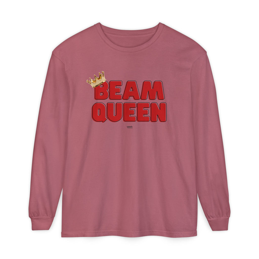 Beam Queen - Red/Black (Adult Long Sleeve Shirt)