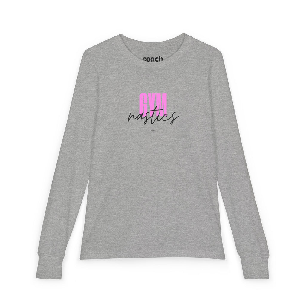Gym-nastics Long Sleeve Shirt - Pink (Youth)