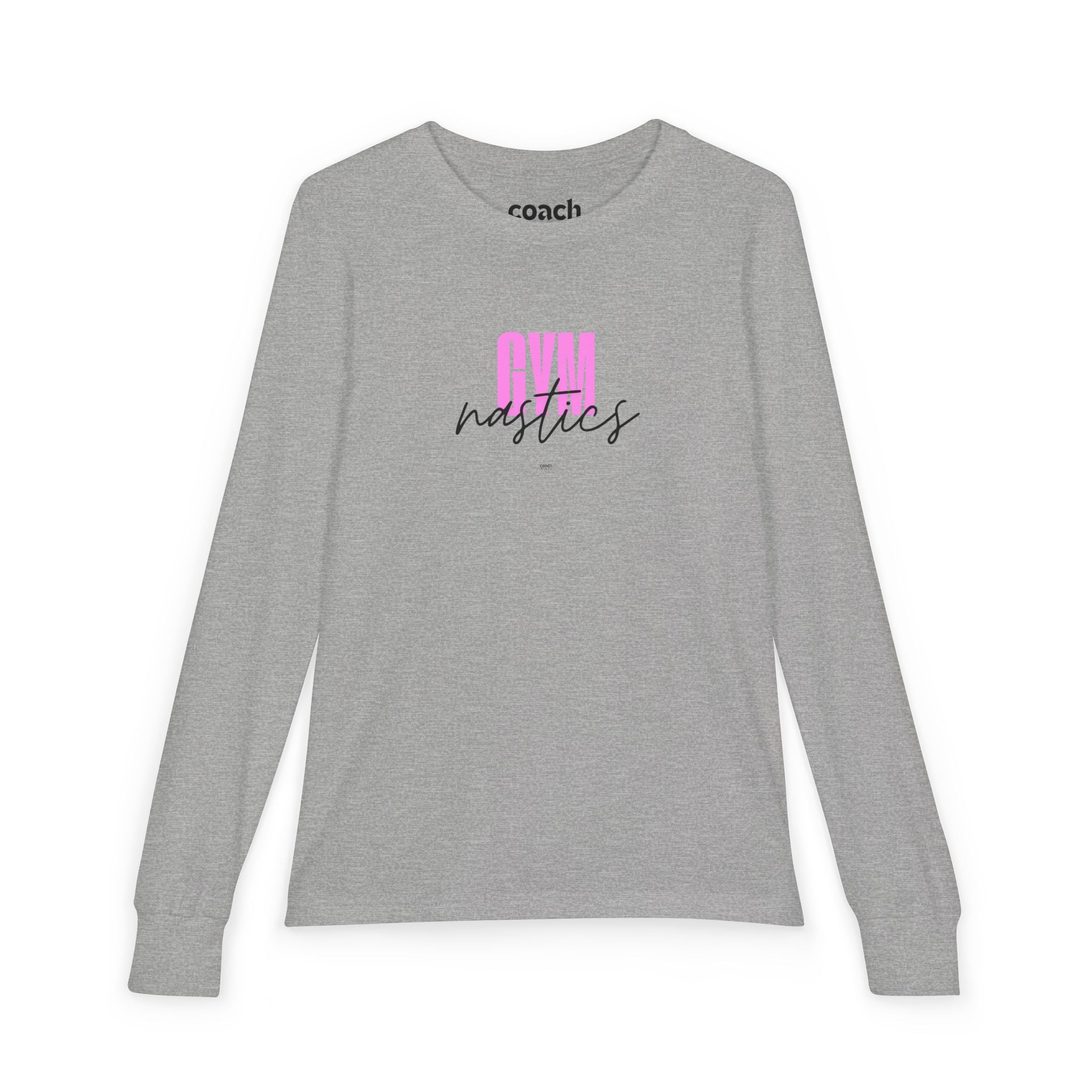 Gym-nastics Long Sleeve Shirt - Pink (Youth)