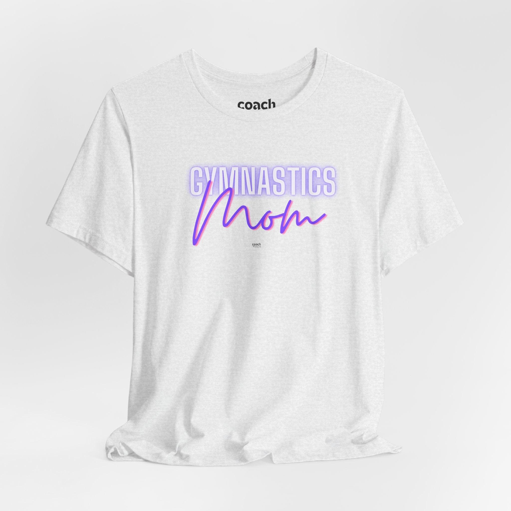 Glow Gym Mom Tshirt - Purple/Pink (Adult)