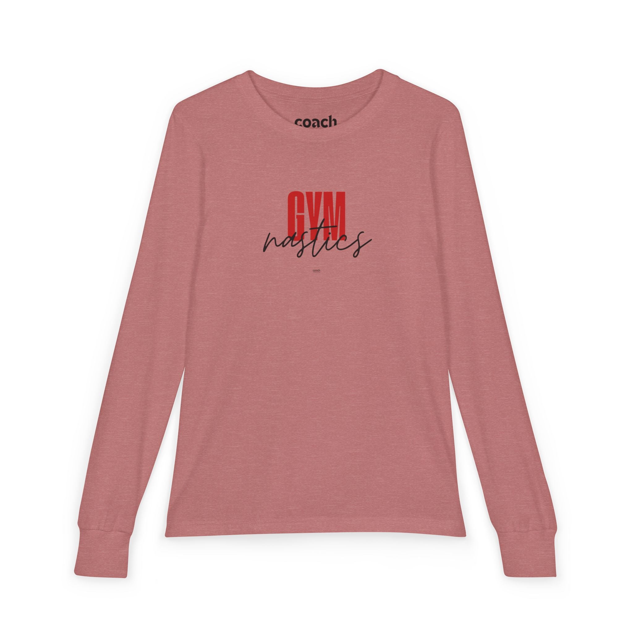 GYMnastics Long Sleeve Shirt - Red (Youth)