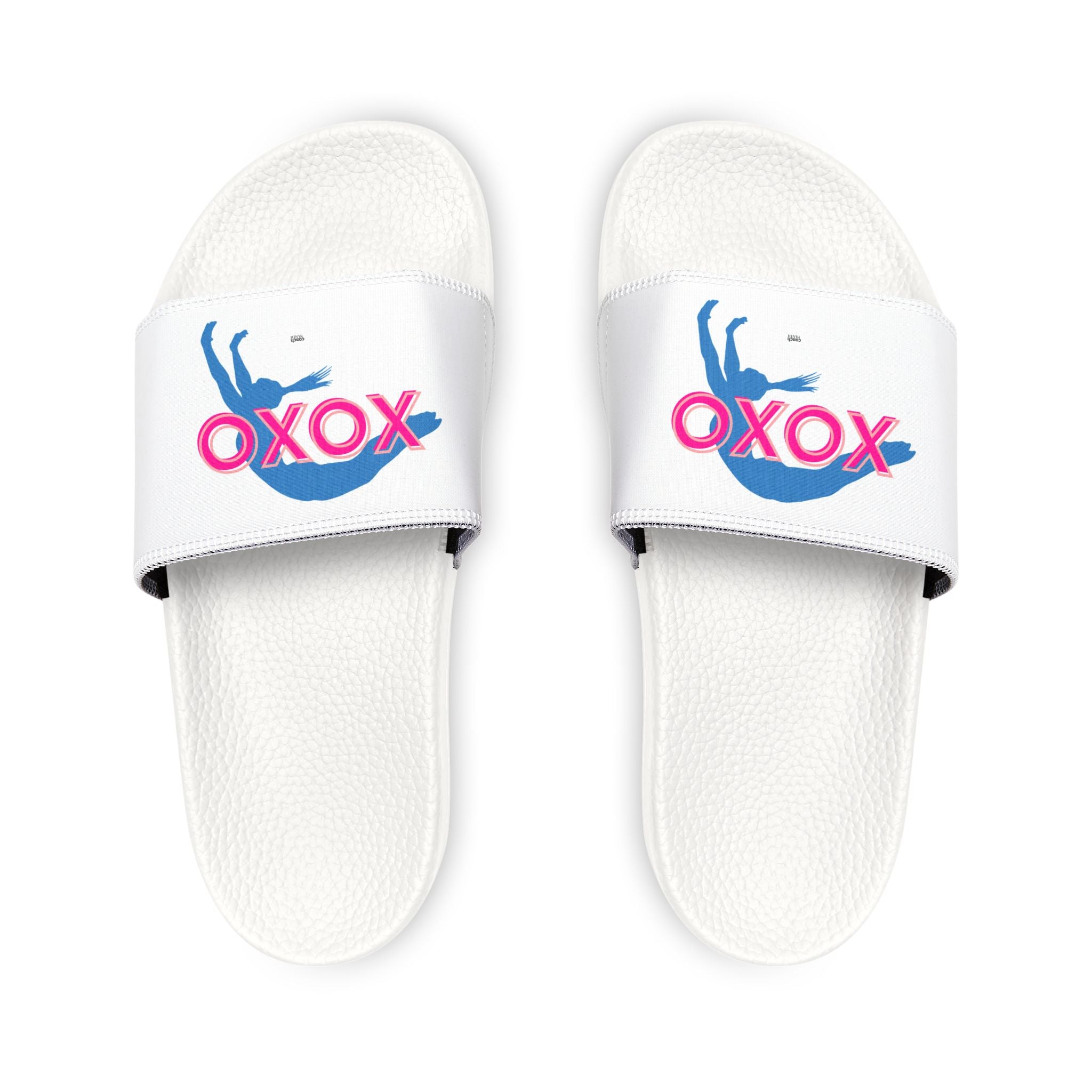 XOXO BHS Graphic Removable-Strap Pool Slides