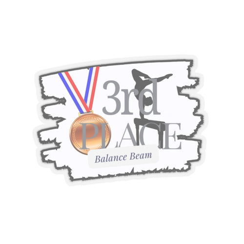 3rd Place Balance Beam (Kiss-Cut Stickers)