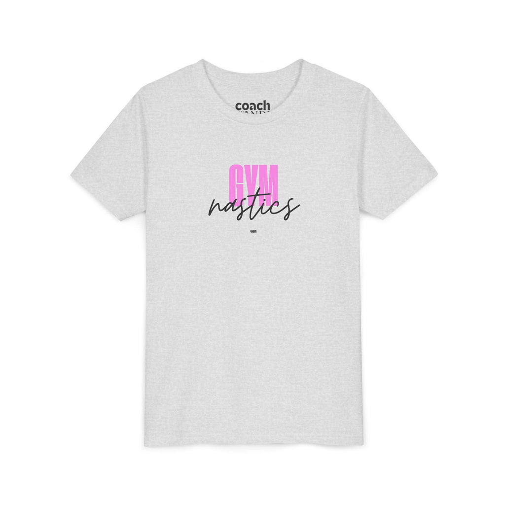Gym-nastics Short Sleeve Tee - Pink (Youth)