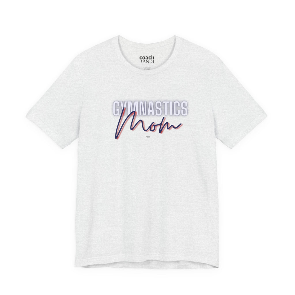 Glow Gym Mom Tshirt - Blue/Red (Adult)