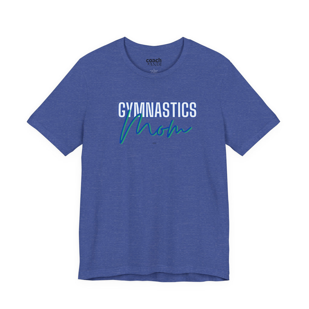 Glow Gym Mom Tshirt - Blue/Green (Adult)