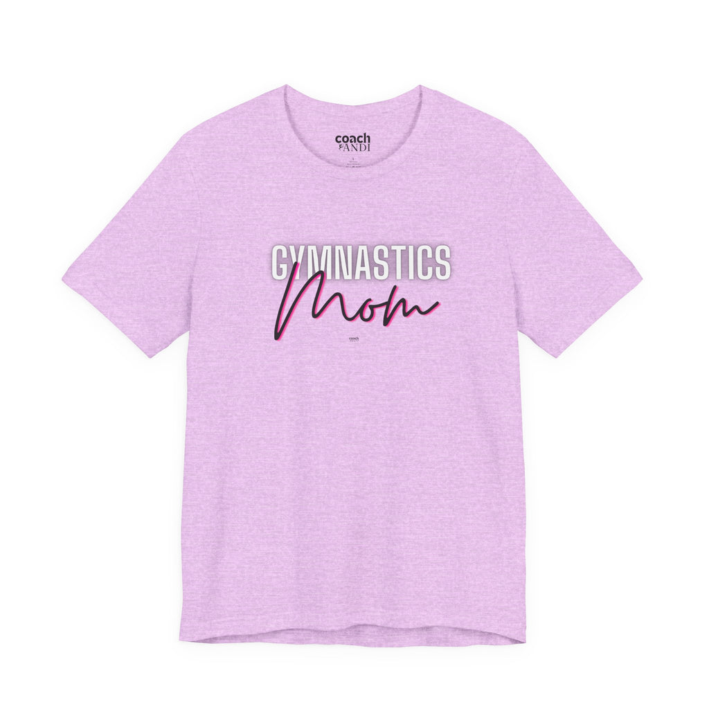 Glow Gym Mom Tshirt - Black/Pink (Adult)