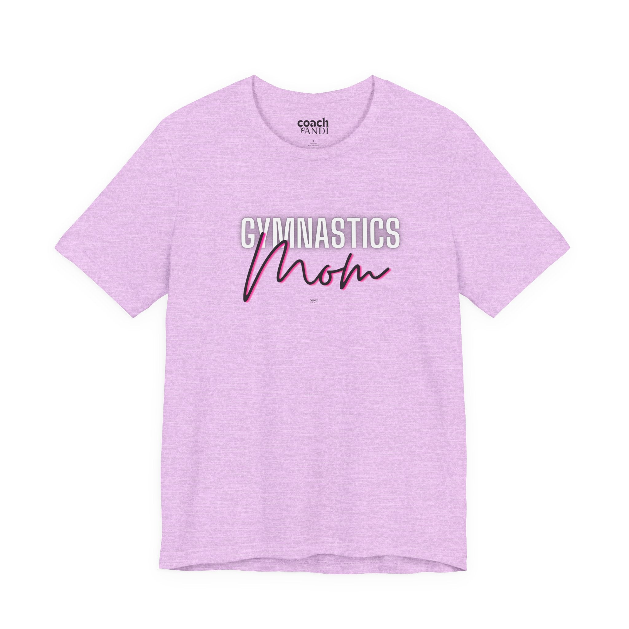 Glow Gym Mom Tshirt - Black/Pink (Adult)