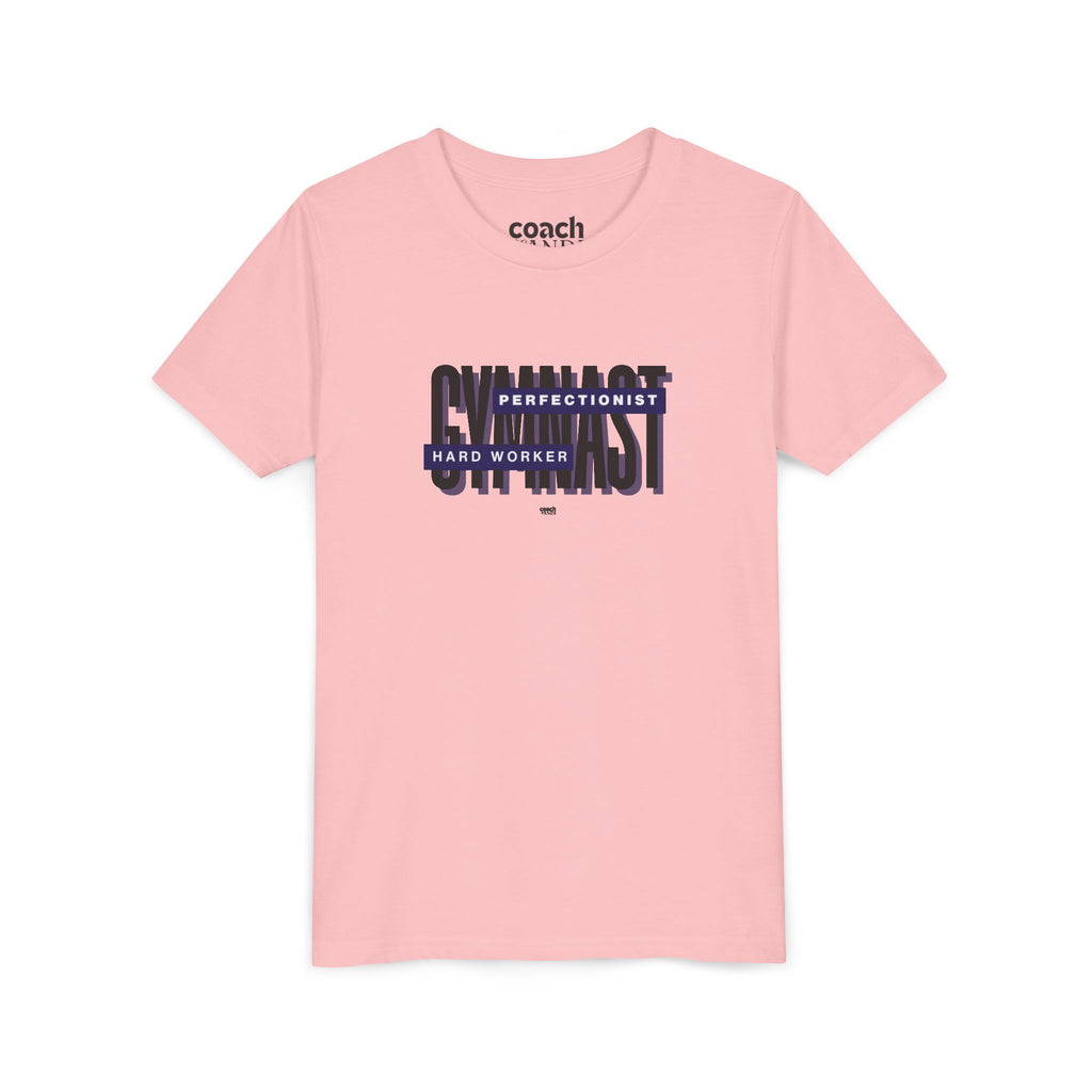 Gymnast Hard Worker Tshirt - Navy (Youth)