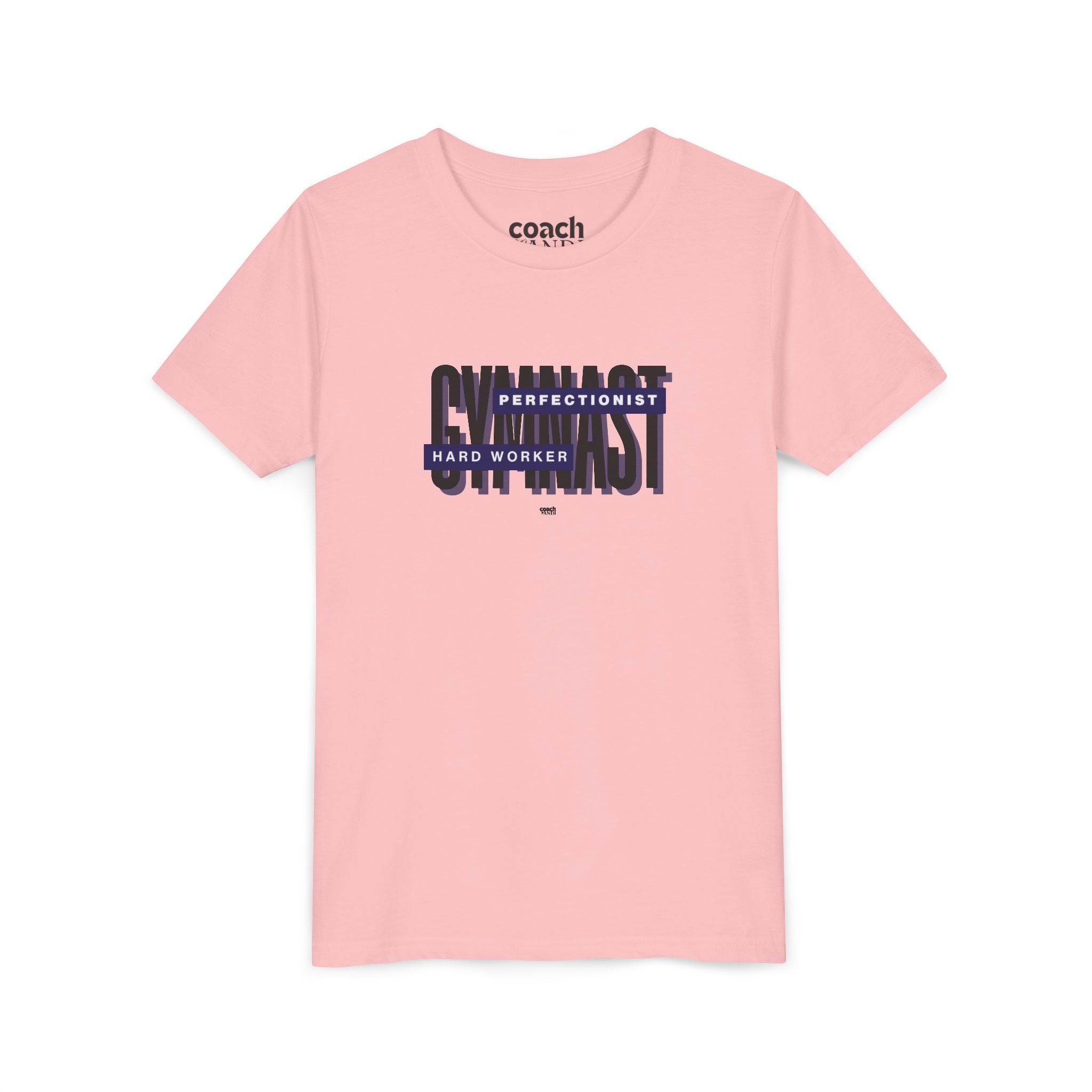 Gymnast Hard Worker Tshirt - Navy (Youth)