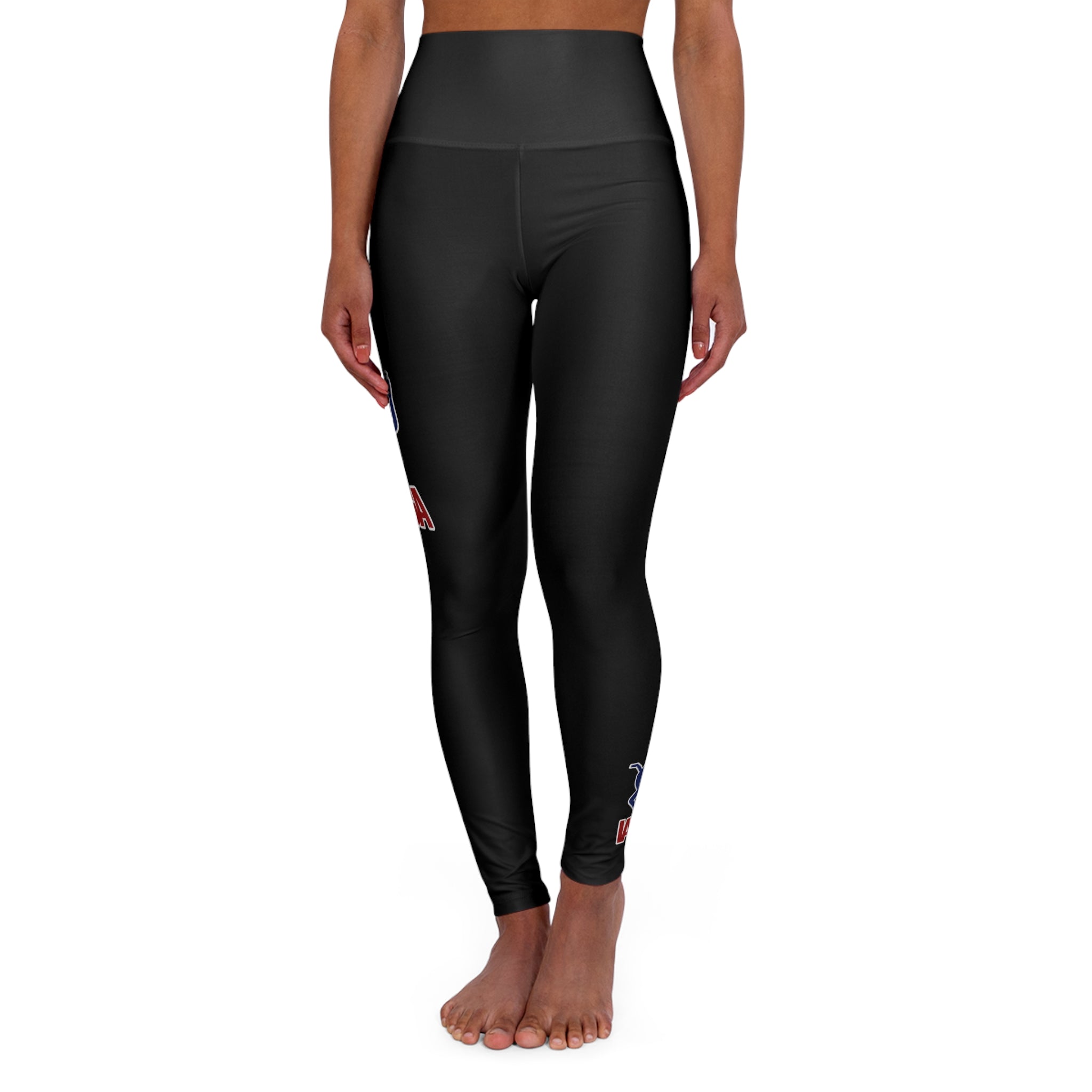 IAGA TEAM-Large Logo(Adult High Waisted Yoga Leggings (AOP)