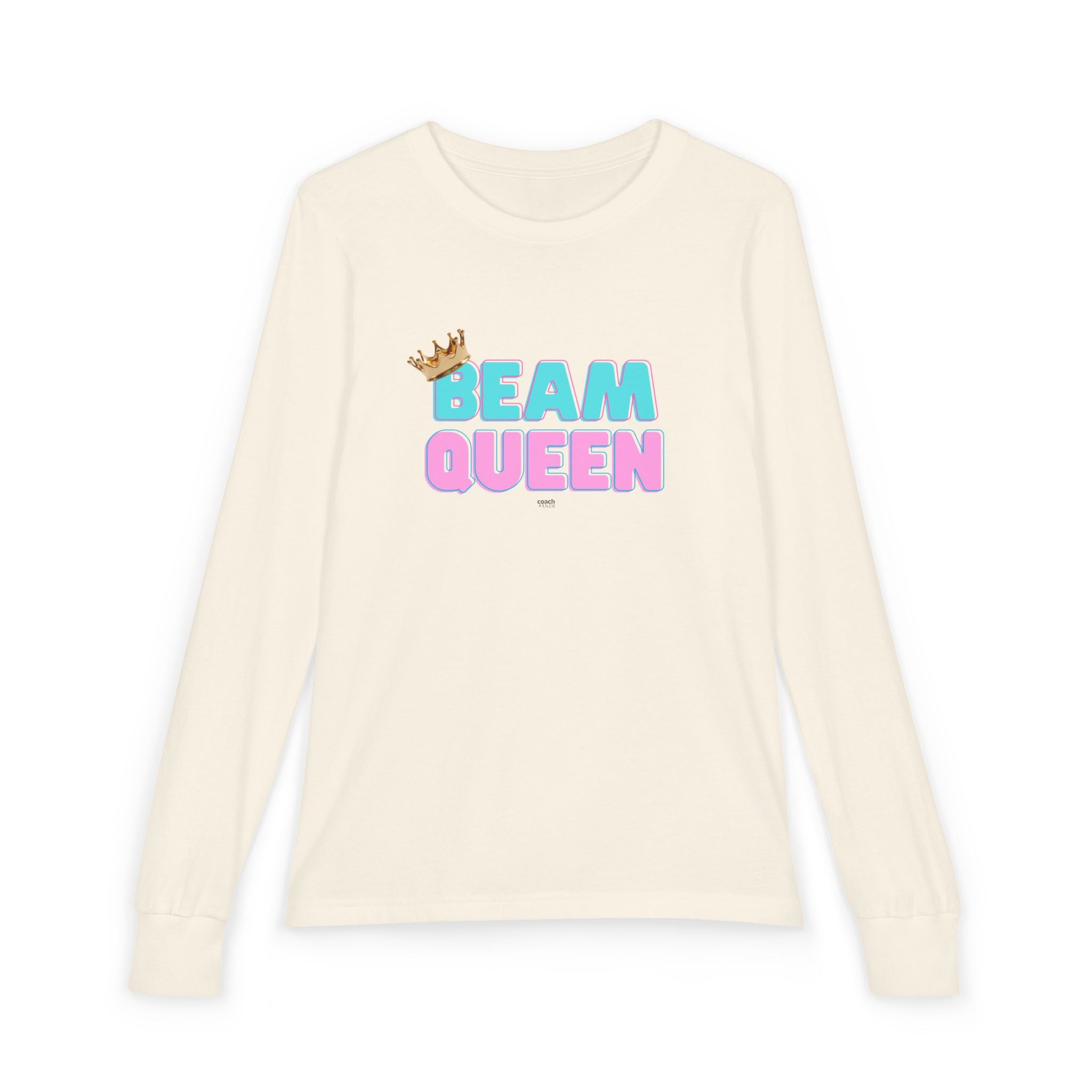 Beam Queen Long Sleeve Shirt - Aqua/Pink (Youth)
