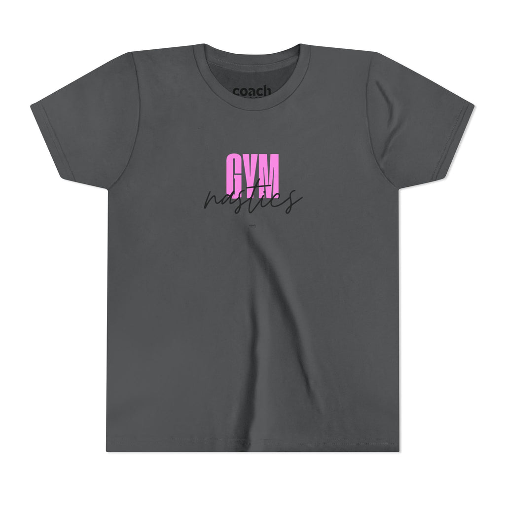 Gym-nastics Short Sleeve Tee - Pink (Youth)
