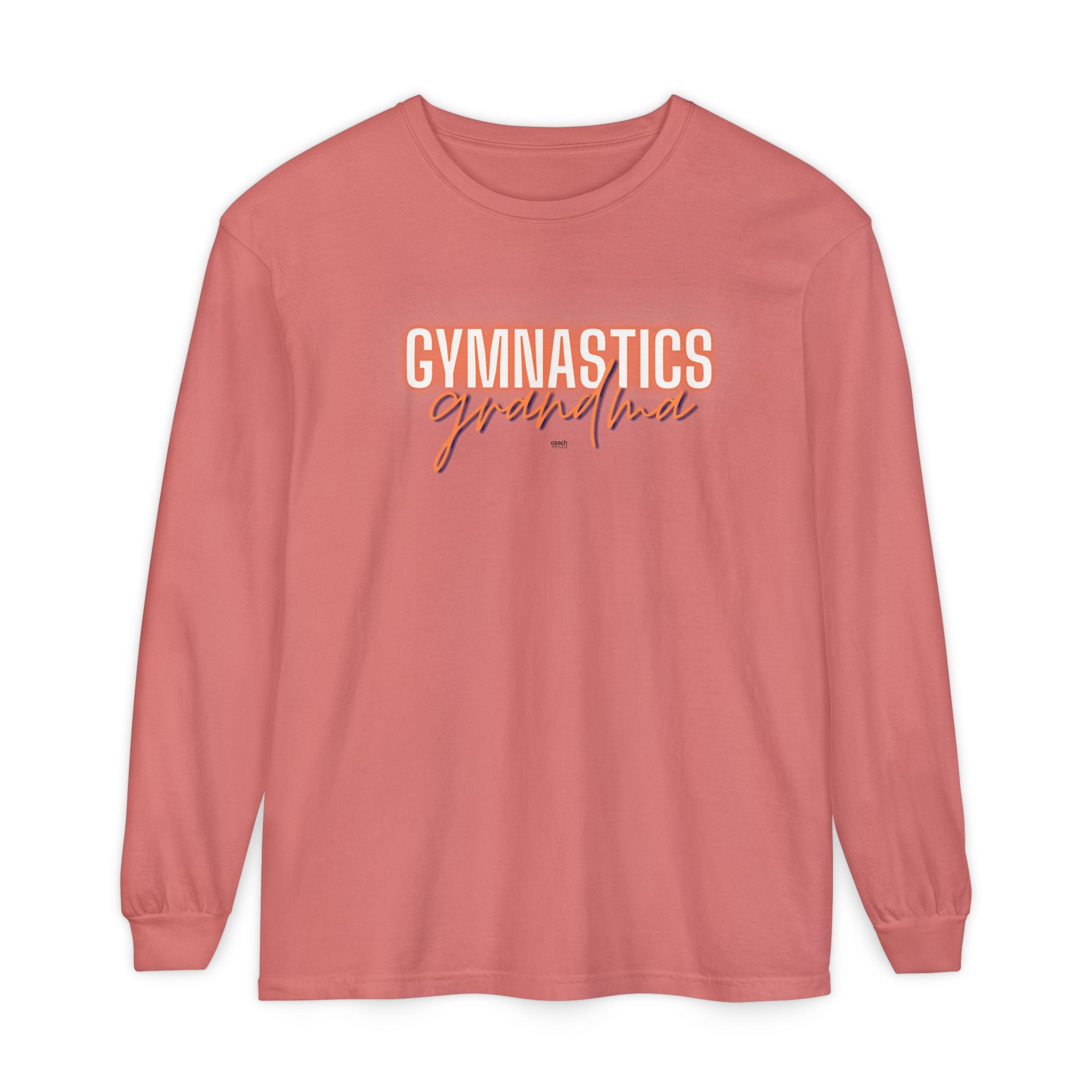 Glow Gym Gma Long Sleeve Shirt - Orange/Blue (Adult)