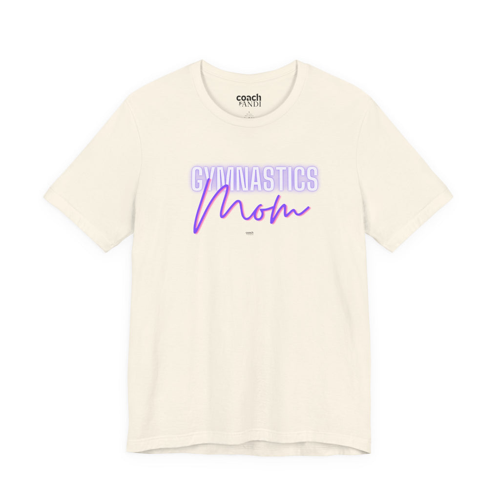 Glow Gym Mom Tshirt - Purple/Pink (Adult)