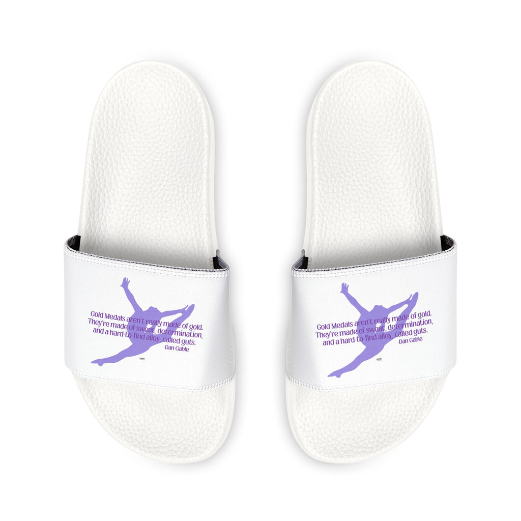 Youth Slides Medals made of Guts Graphic Removable-Strap Sandals