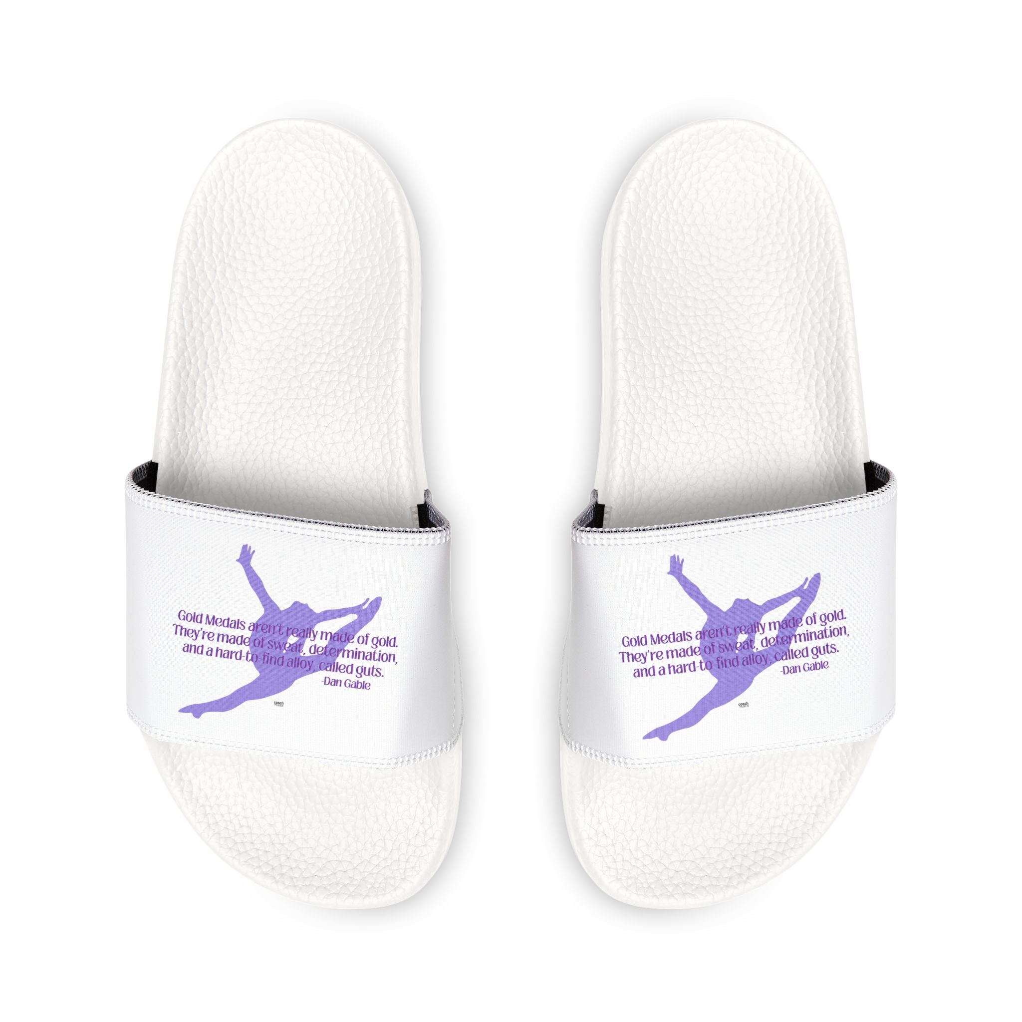 Youth Slides Medals made of Guts Graphic Removable-Strap Sandals