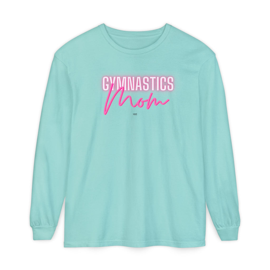 Glow Gym Mom Long Sleeve Shirt - Pink (Adult)