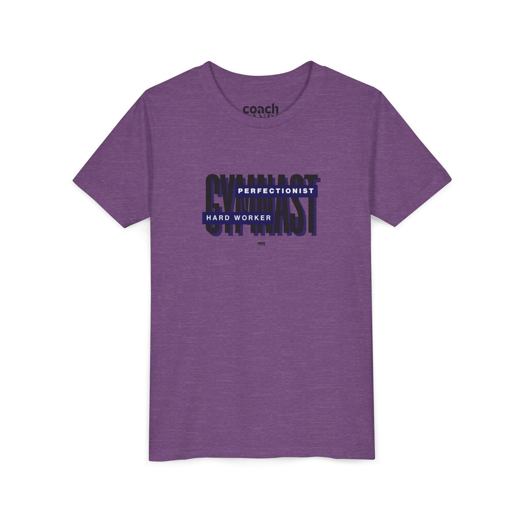 Gymnast Hard Worker Tshirt - Navy (Youth)