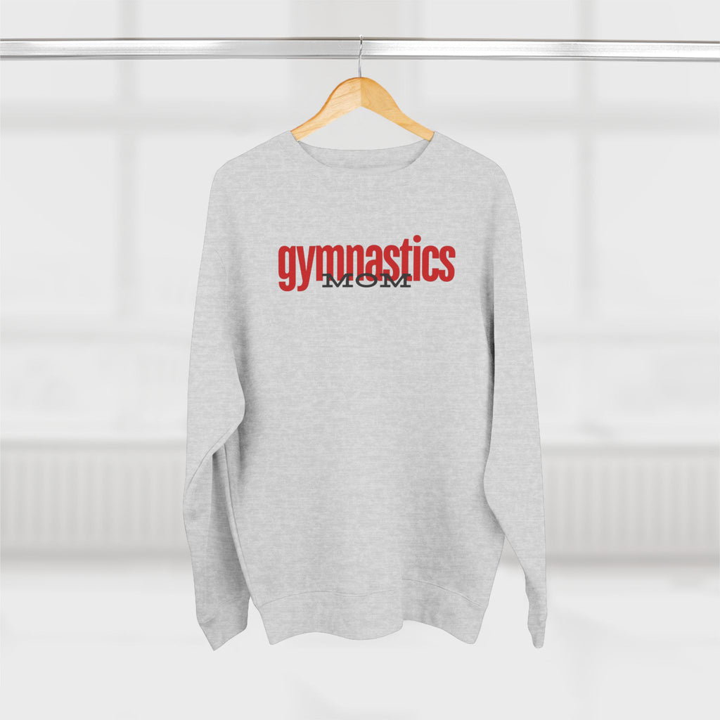 Gymnastics Mom-Red (Adult Crewneck)