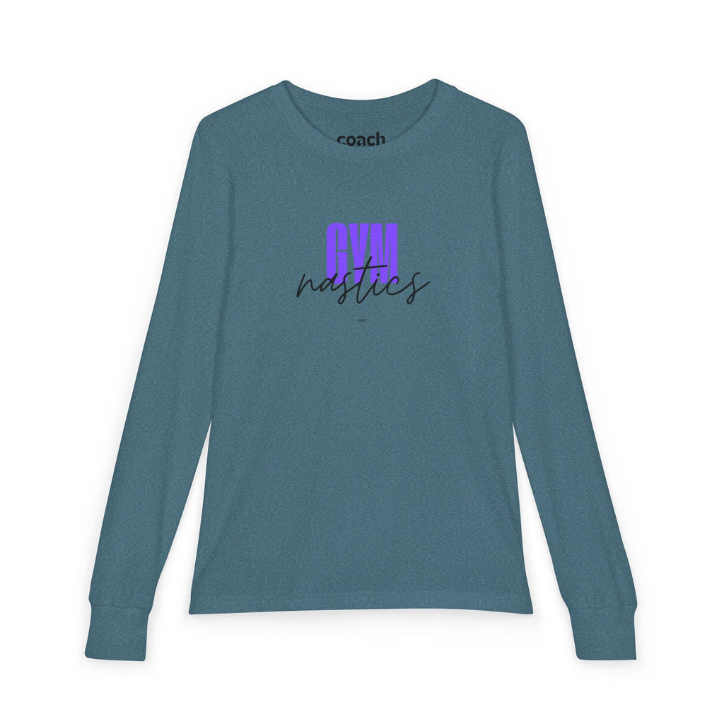 GYMnastics Long Sleeve Shirt - Purple (Youth)