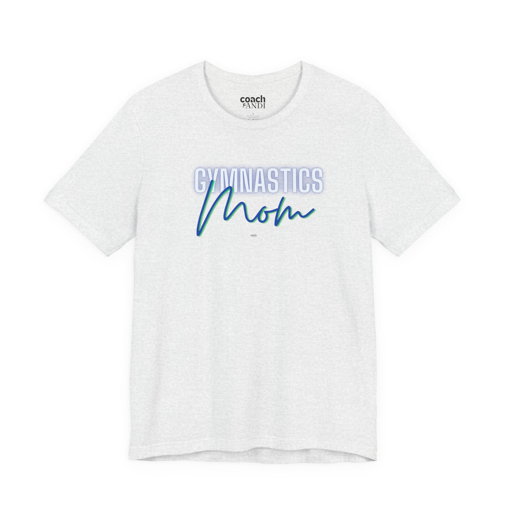 Glow Gym Mom Tshirt - Blue/Green (Adult)