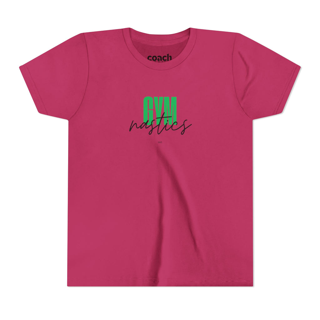 GYMnastics Short Sleeve Tee - Green (Youth)