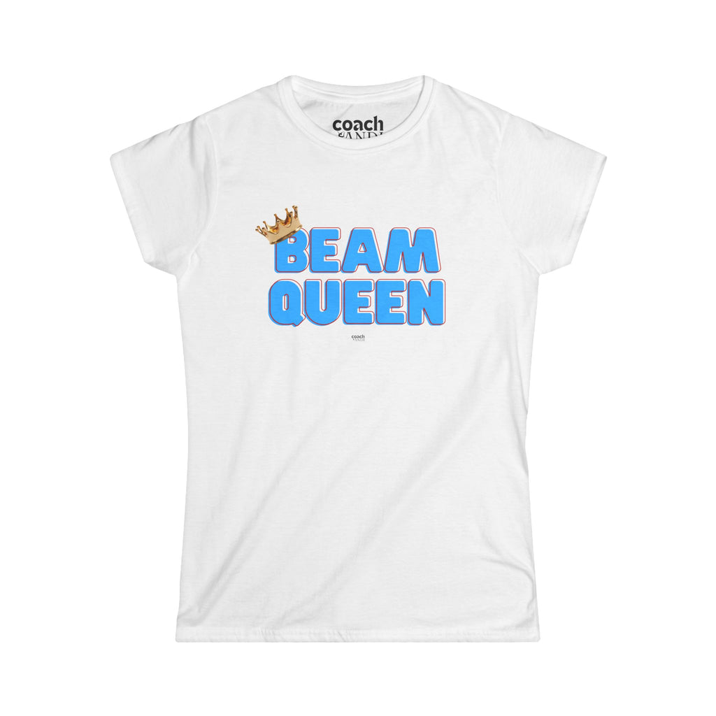 Beam Queen T-Shirt - Lt Blue/Red