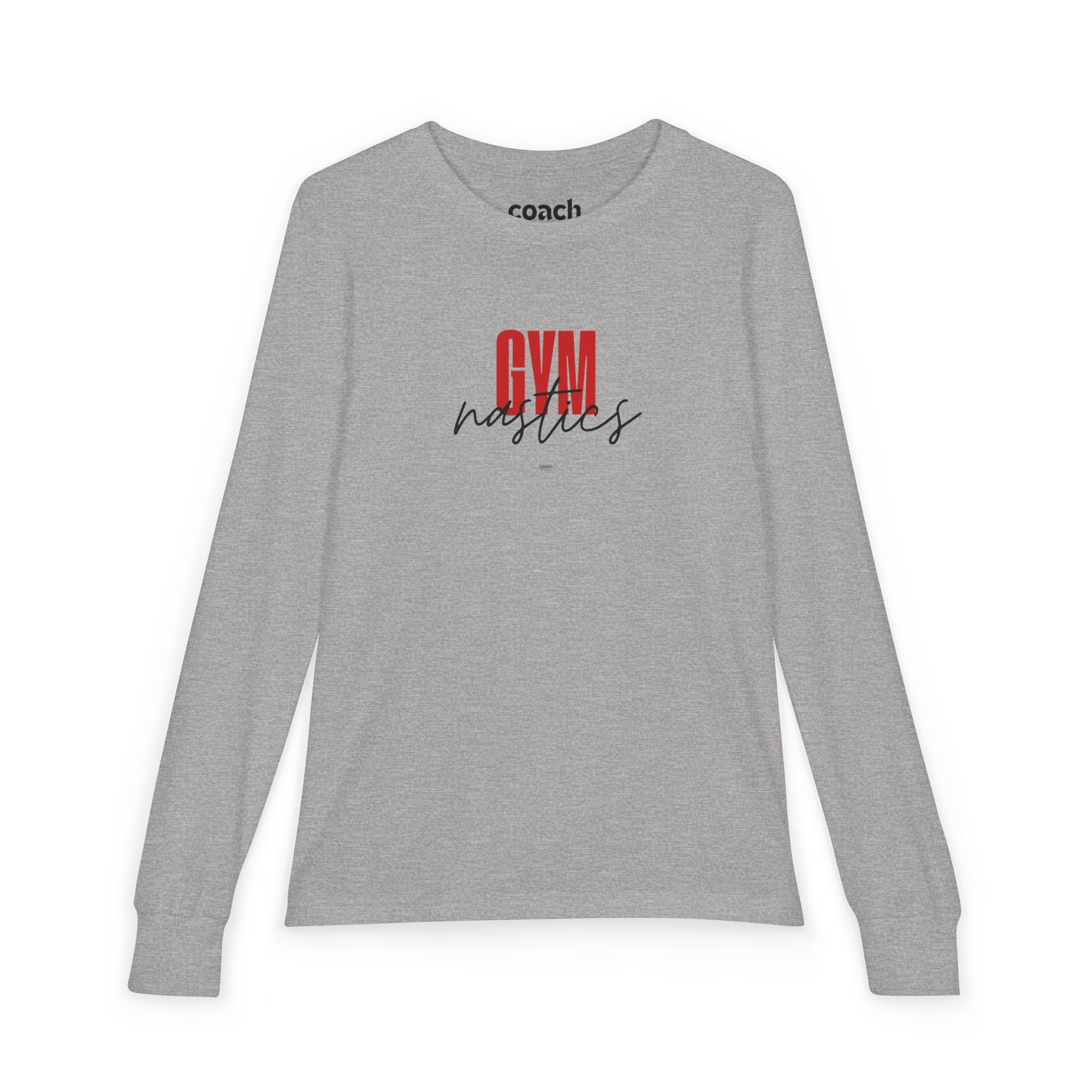 GYMnastics Long Sleeve Shirt - Red (Youth)