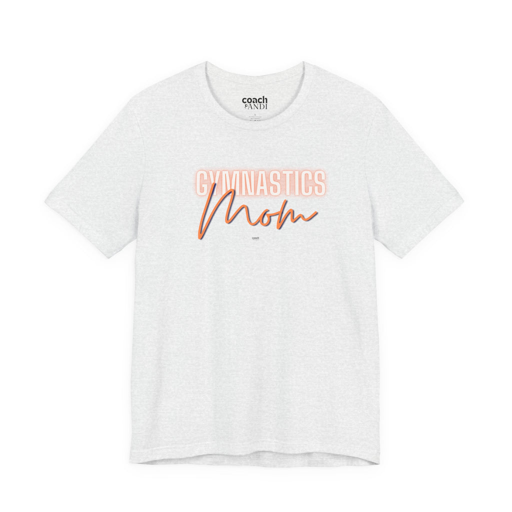 Glow Gym Mom Tshirt - Orange/Blue (Adult)