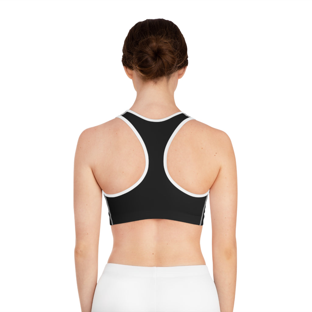 My Happy Place Floor Sports Bra