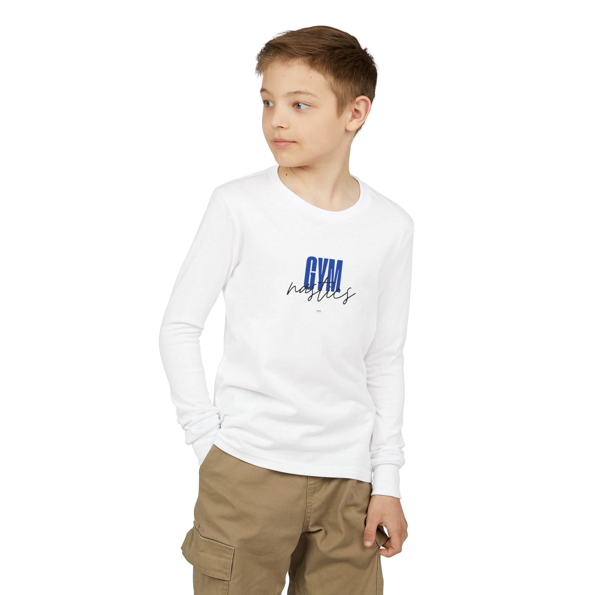 GYMnastics Long Sleeve Shirt - Blue (Youth)
