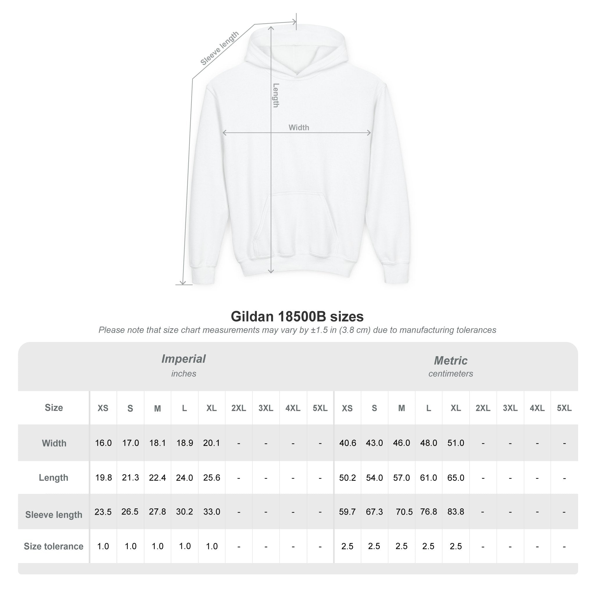 My Happy Place Bars Hoodie (Youth)