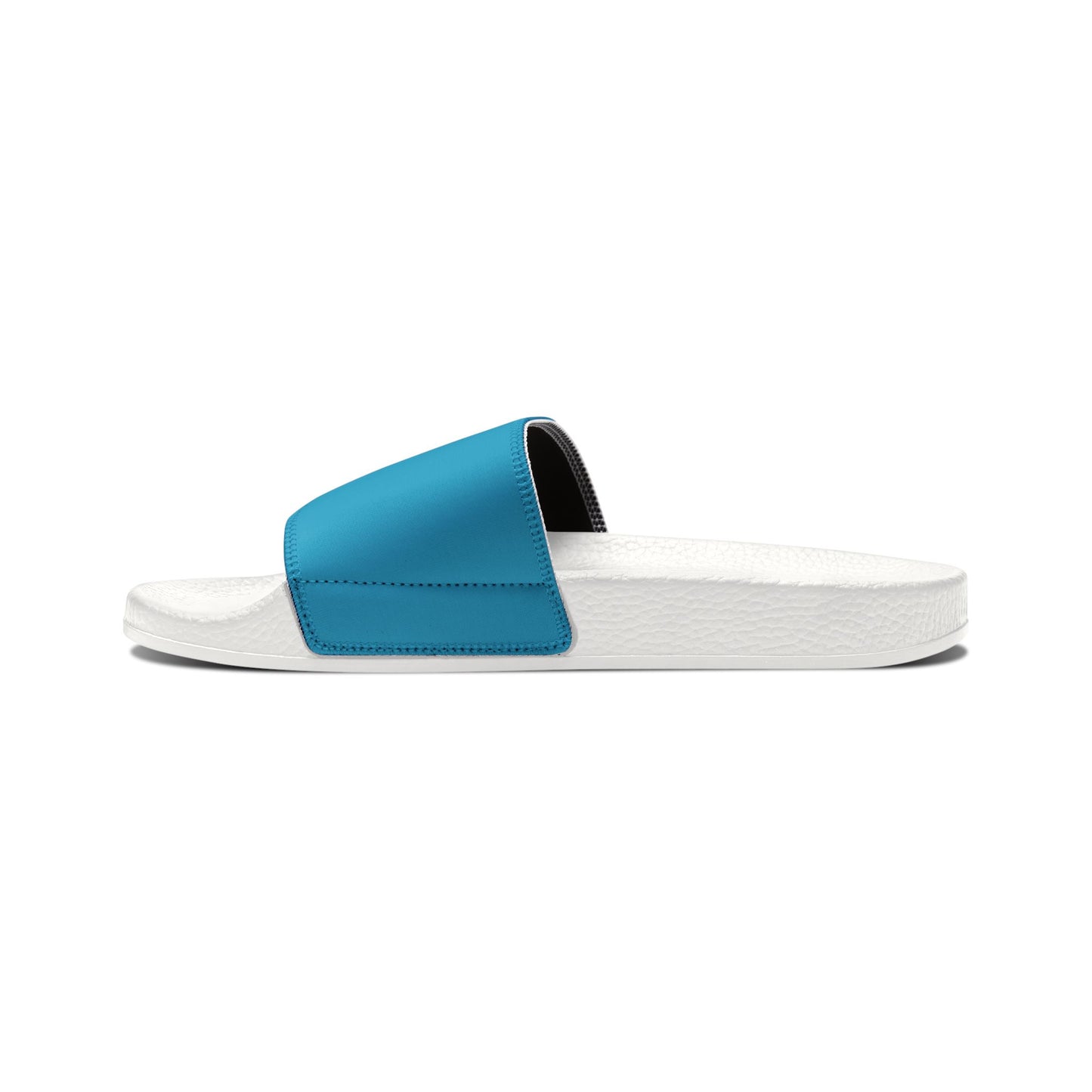 Peace, Love, Gymnastics- Turquoise (Youth Removable-Strap Sandals)