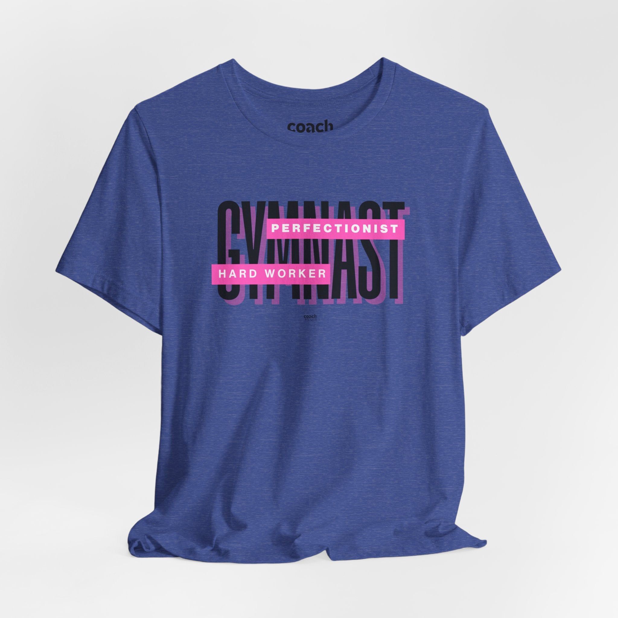 Gymnast Hard Worker Tshirt - Pink (Adult)
