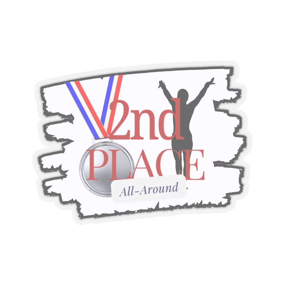 2nd Place All-Around (Kiss-Cut Stickers)