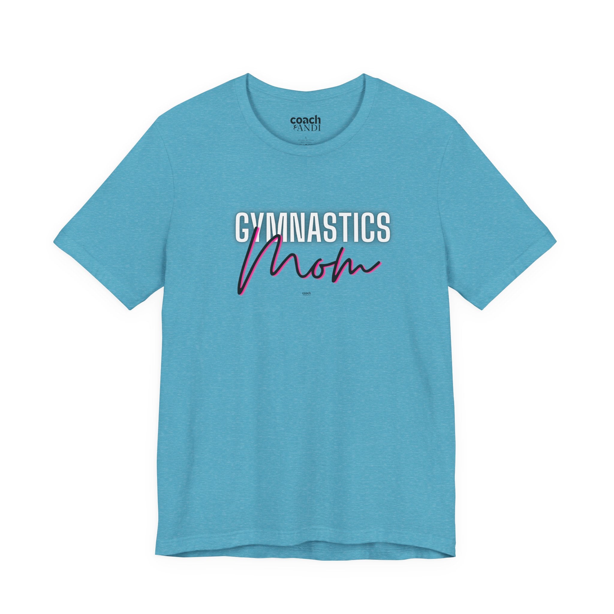 Glow Gym Mom Tshirt - Black/Pink (Adult)