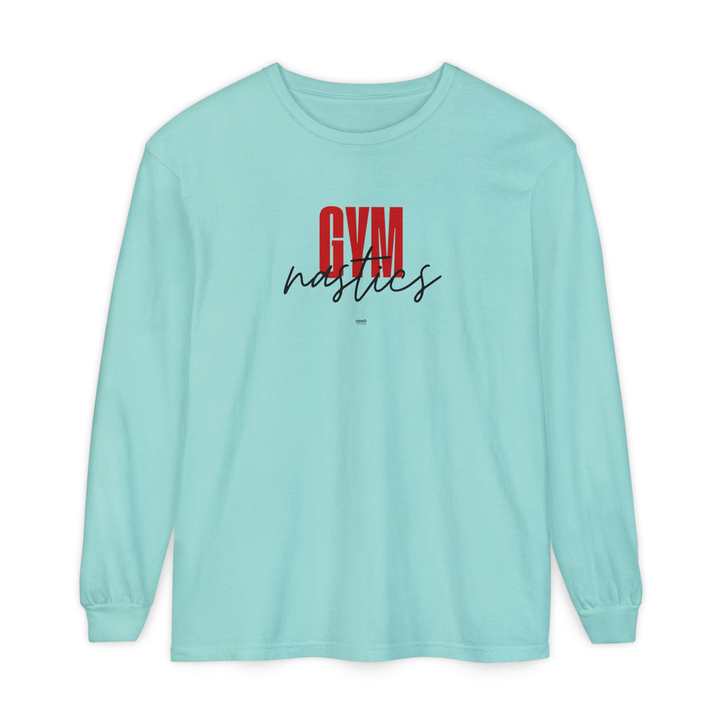 GYMnastics Long Sleeve Shirt - Red (Adult)