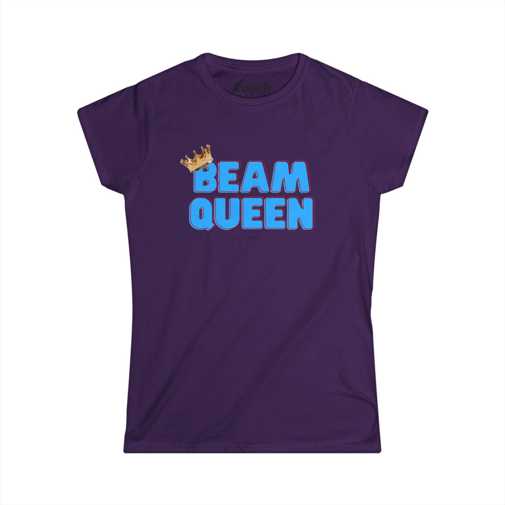 Beam Queen T-Shirt - Lt Blue/Red