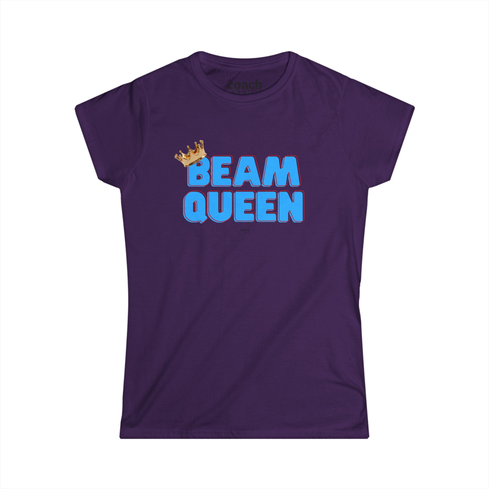 Beam Queen T-Shirt - Lt Blue/Red