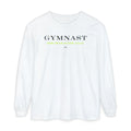 GYMNAST (Bars Beam Floor Vault) Long Sleeve Shirt - Lime (Adult )