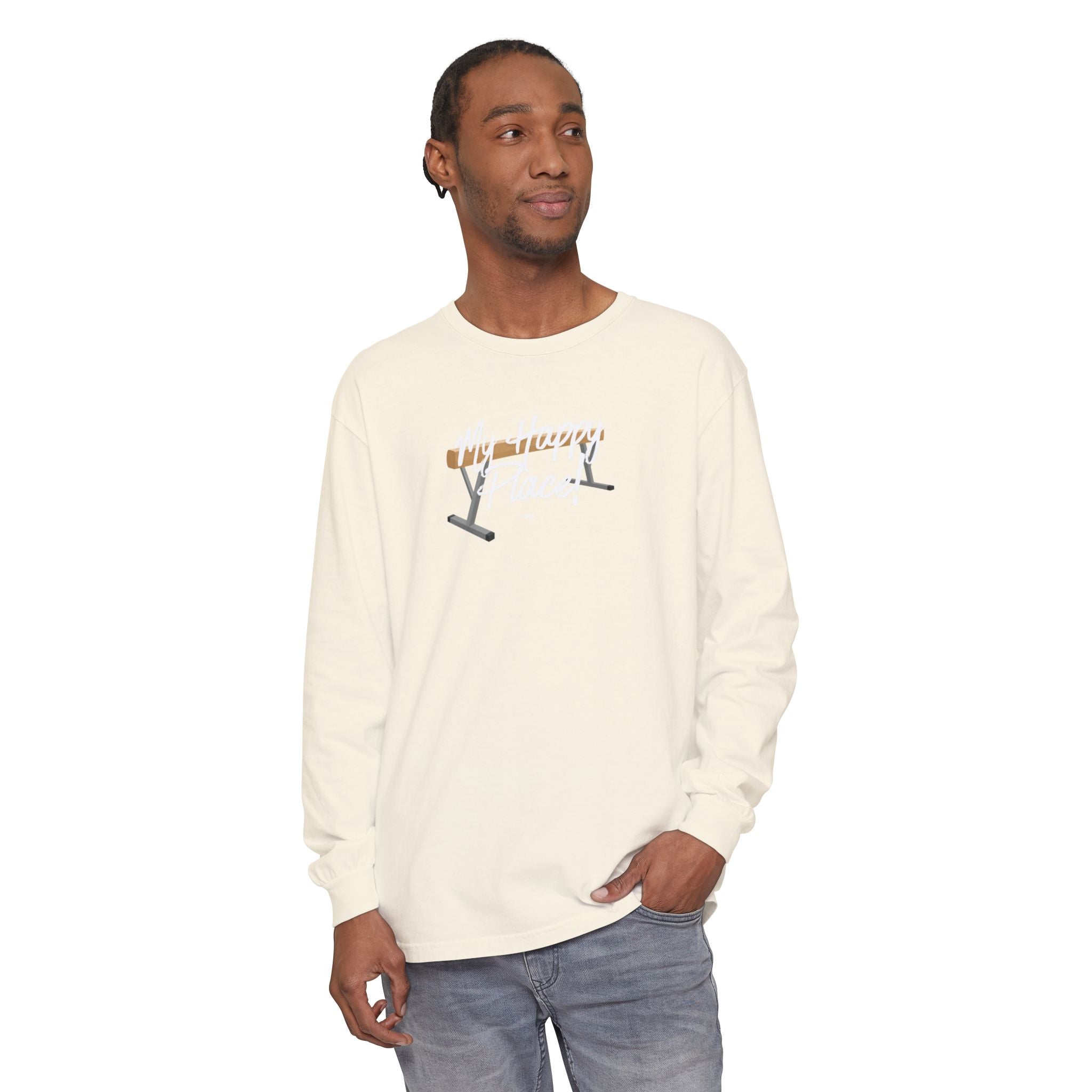 My Happy Place Beam Long Sleeve Shirt (Adult)