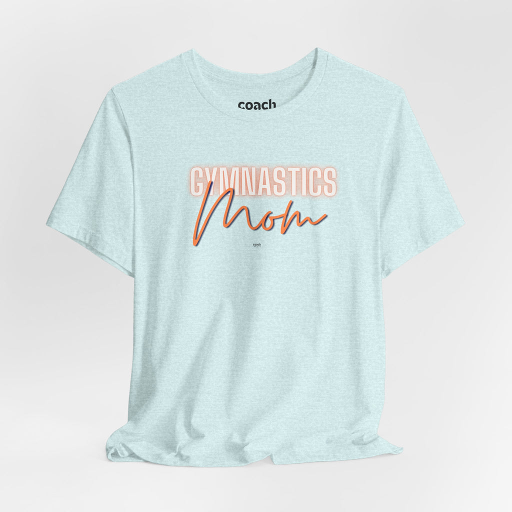 Glow Gym Mom Tshirt - Orange/Blue (Adult)
